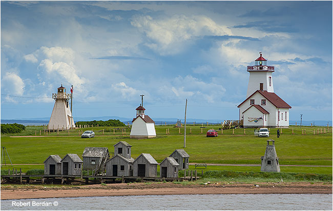 Wood Island Provincial Park and Lighthouse Prince Edward Island by Robert Berdan ©