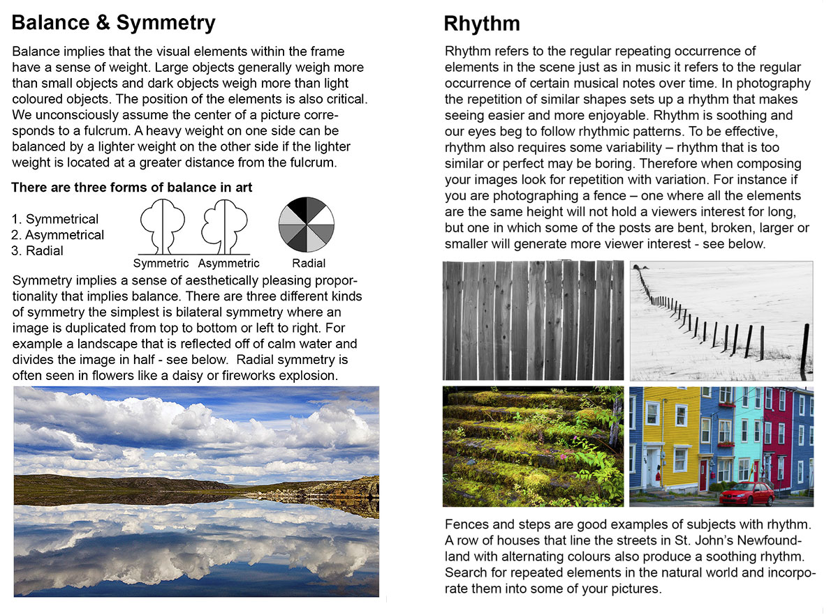 Balance, Symmetry and Rythm by Robert Berdan ©