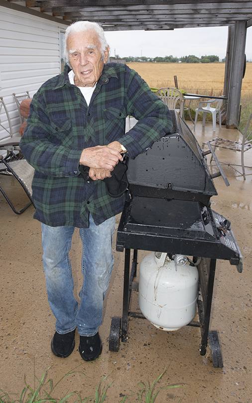 Don Brown entrepreneur, photographer and owner of several businesses in Val Marie by Robert Berdan 