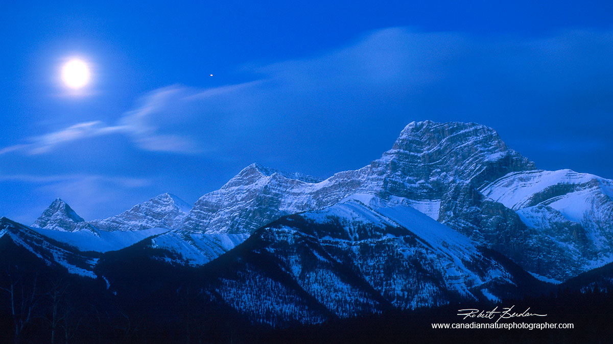 View of the Rockies (Mount Lougheed) by Robert Berdan ©