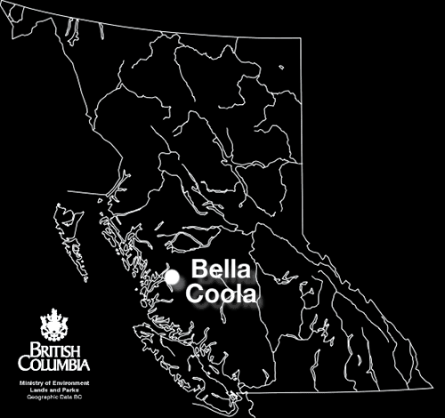 Bella Coola Map British Columbia