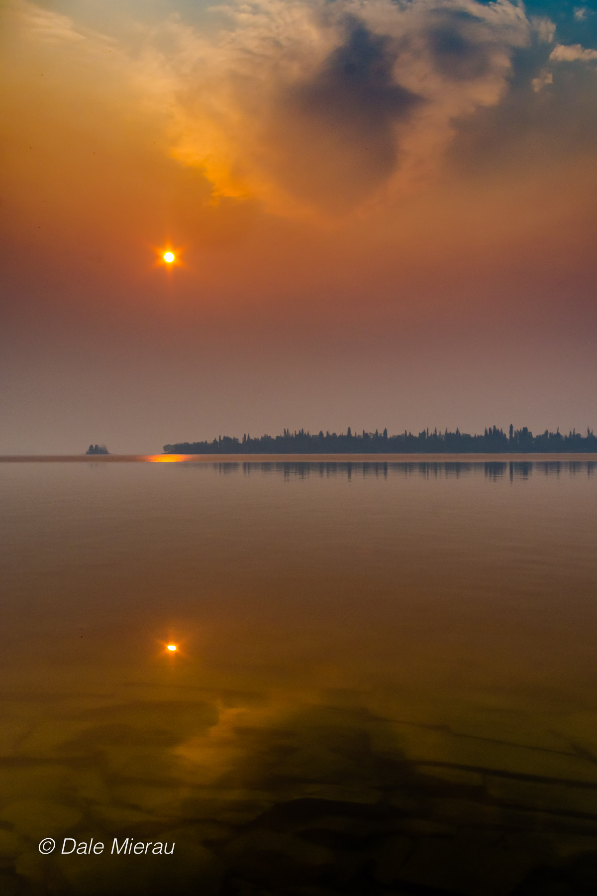 Eerie scene over lake by Dale Mierau ©