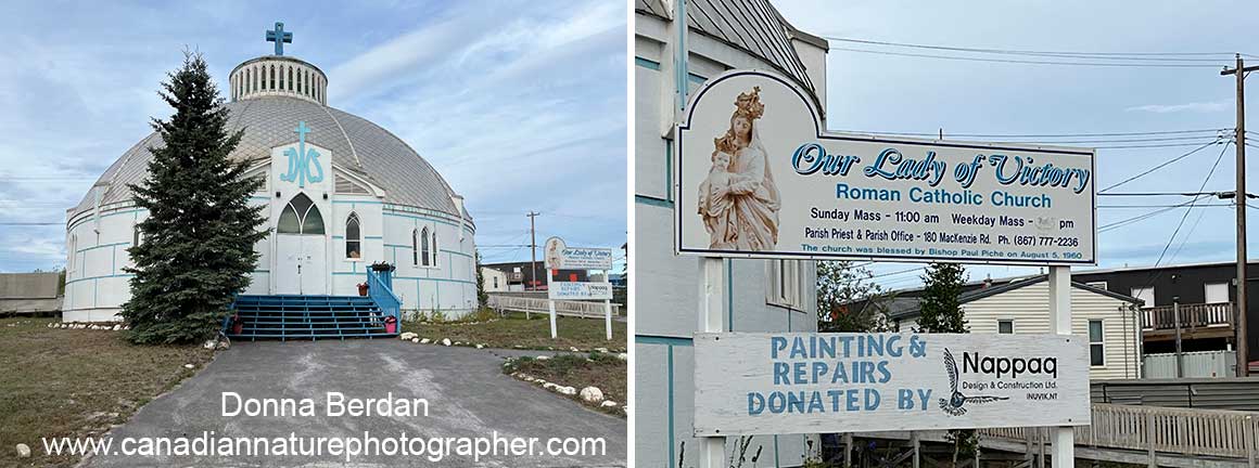 Inuvik's Our Lady of Victory Church by Donna Berdan 