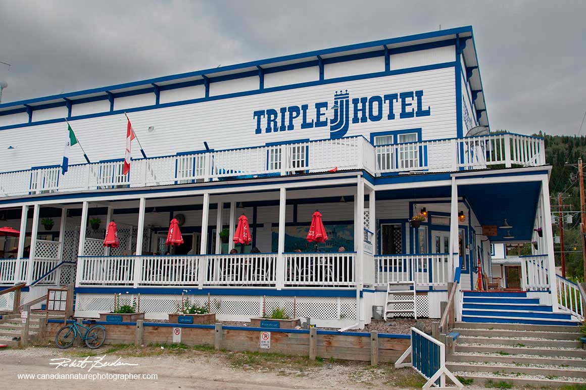 Triple J. motel Dawson city by Robert Berdan 