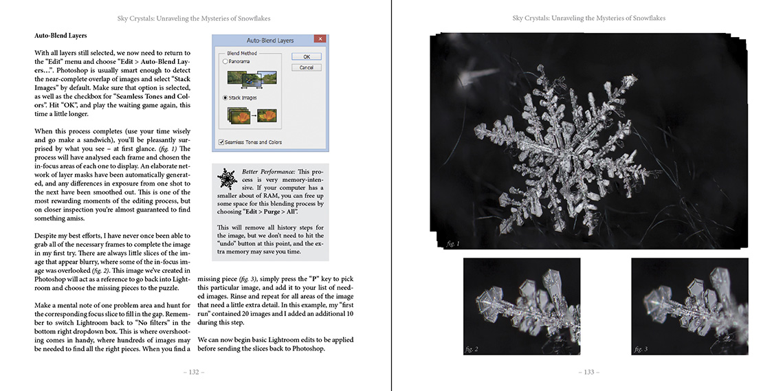 Sky Crystals book sample pages by Don Komarechka ©