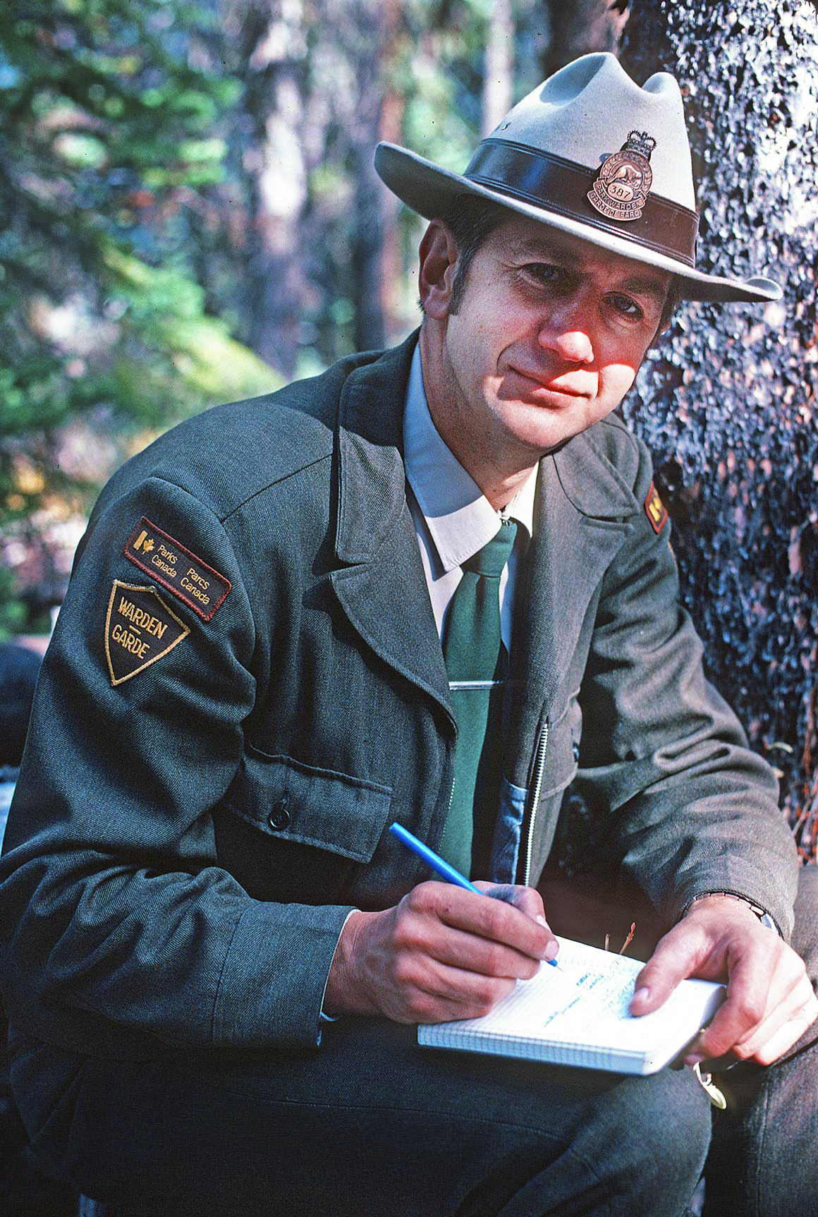 Hälle served as a Park Warden in Banff National Park for 17 years