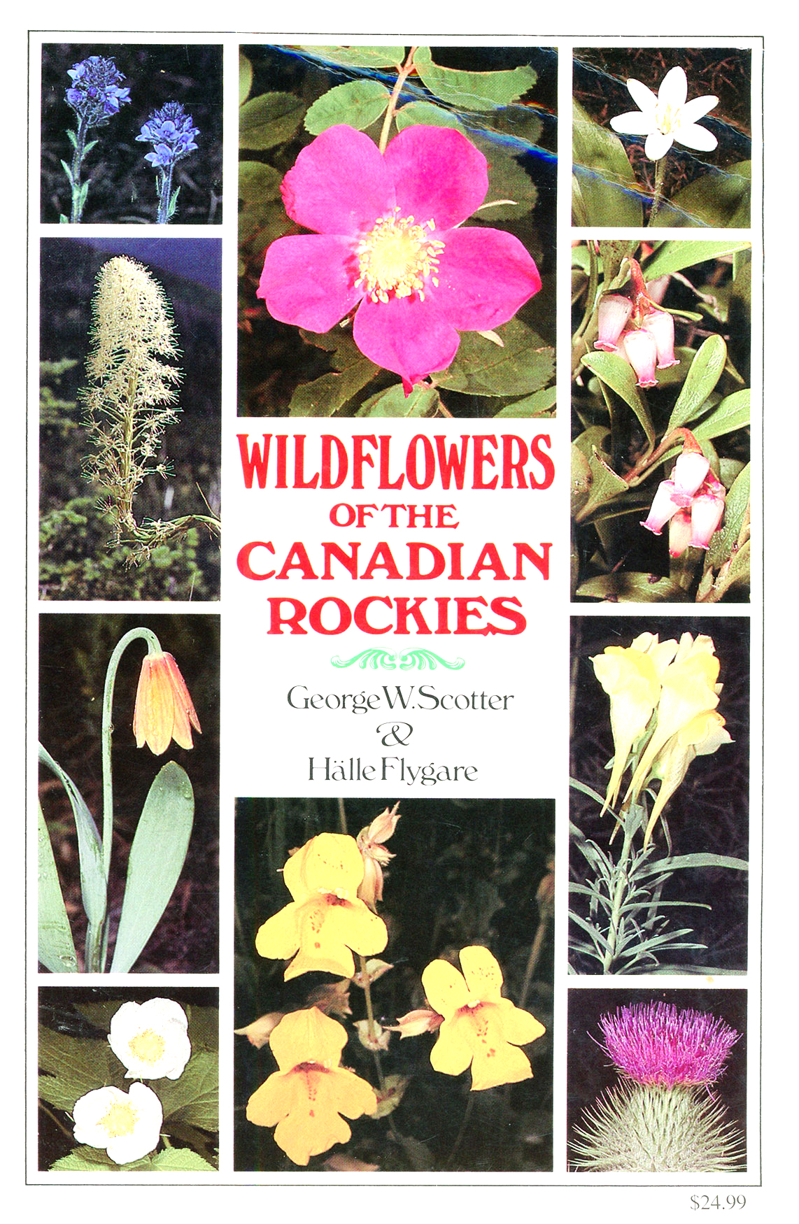 Wildllowers of the Canadian Rockies book cover