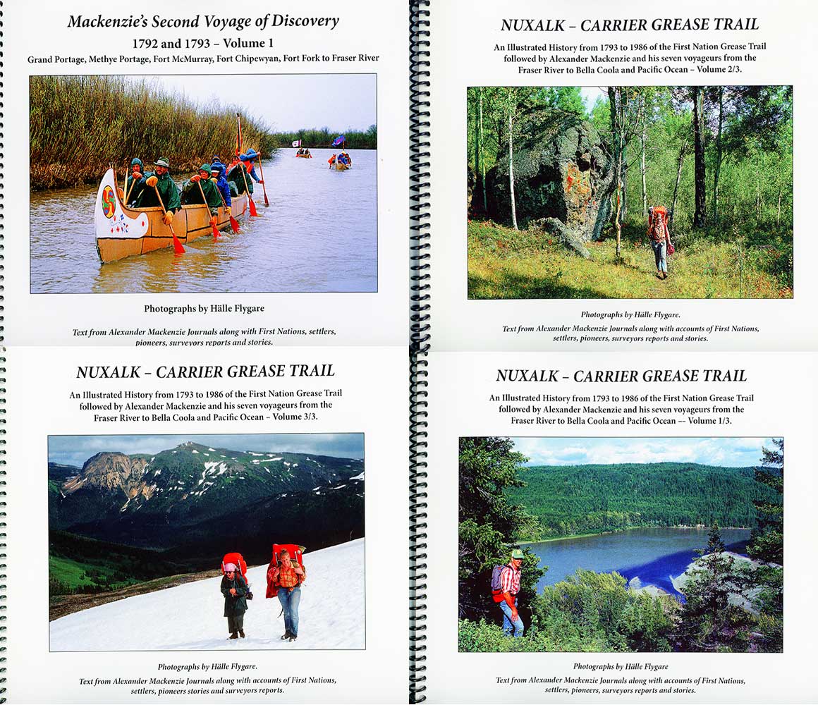 Halle's publications on the Alexander Mackenzie Trail include maps and photogrpahs