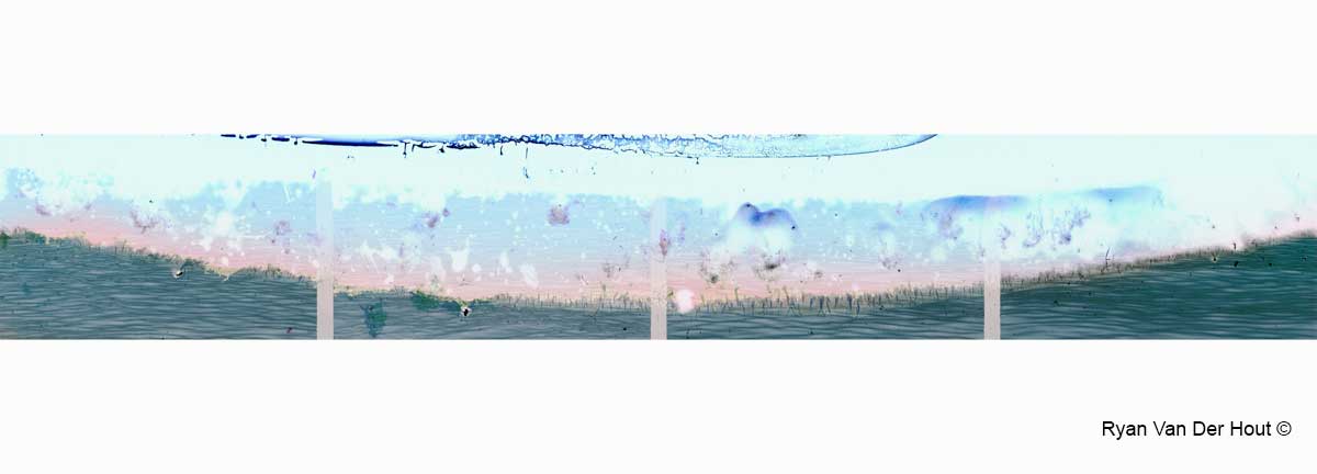 Submerged Pgiment Print of destroyed negatives  by Ryan Van Der Hout ©