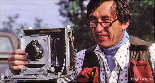 Budd Watson and large format camera by George Hunter ©