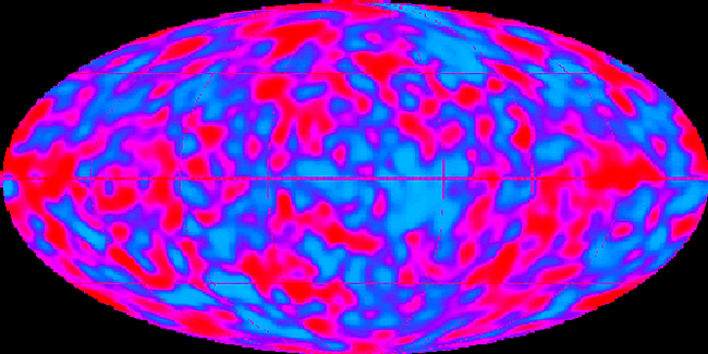 Cosmic Microwave background image false colored 