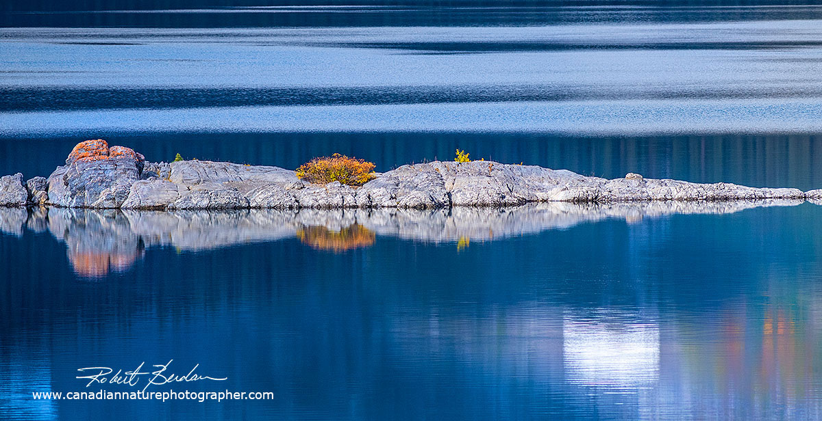Rock Island Upper Kananaskis Lake by Robert Berdan ©