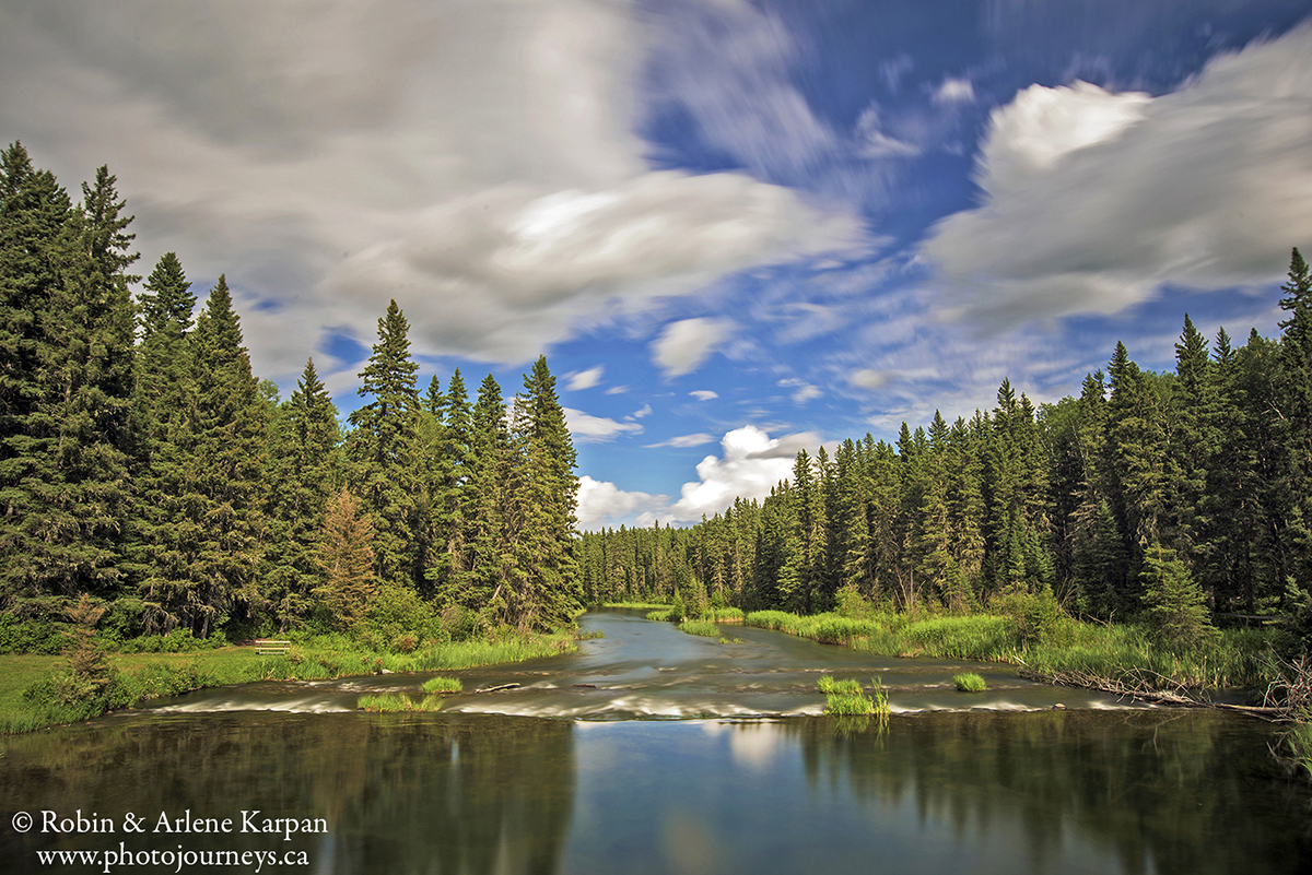 Waskesiu River by Robin and Arlene Karpan ©