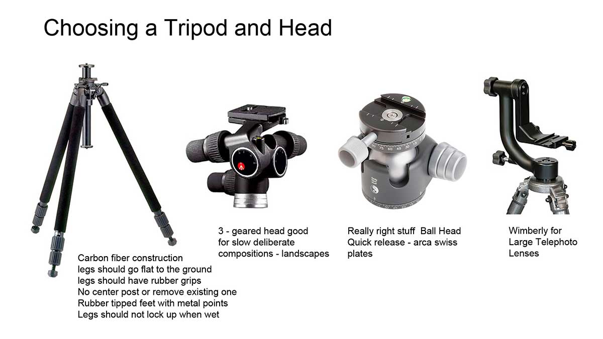 Tripod and tripod heads by Robert Berdan 