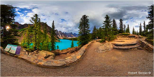 Moraine lake panorama by Robert Berdan ©