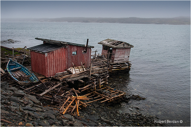 Fishermans hut Newfoundland by Robert Berdan ©
