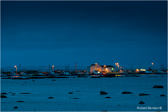 Musgrave Harbour Newfoundland at night by Robert Berdan ©