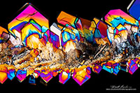Sulfamic acid crystals by Polarized light microscopy Robert Berdan ©